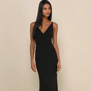 Lulus Melora Black Sleeveless Maxi Dress - Size XS